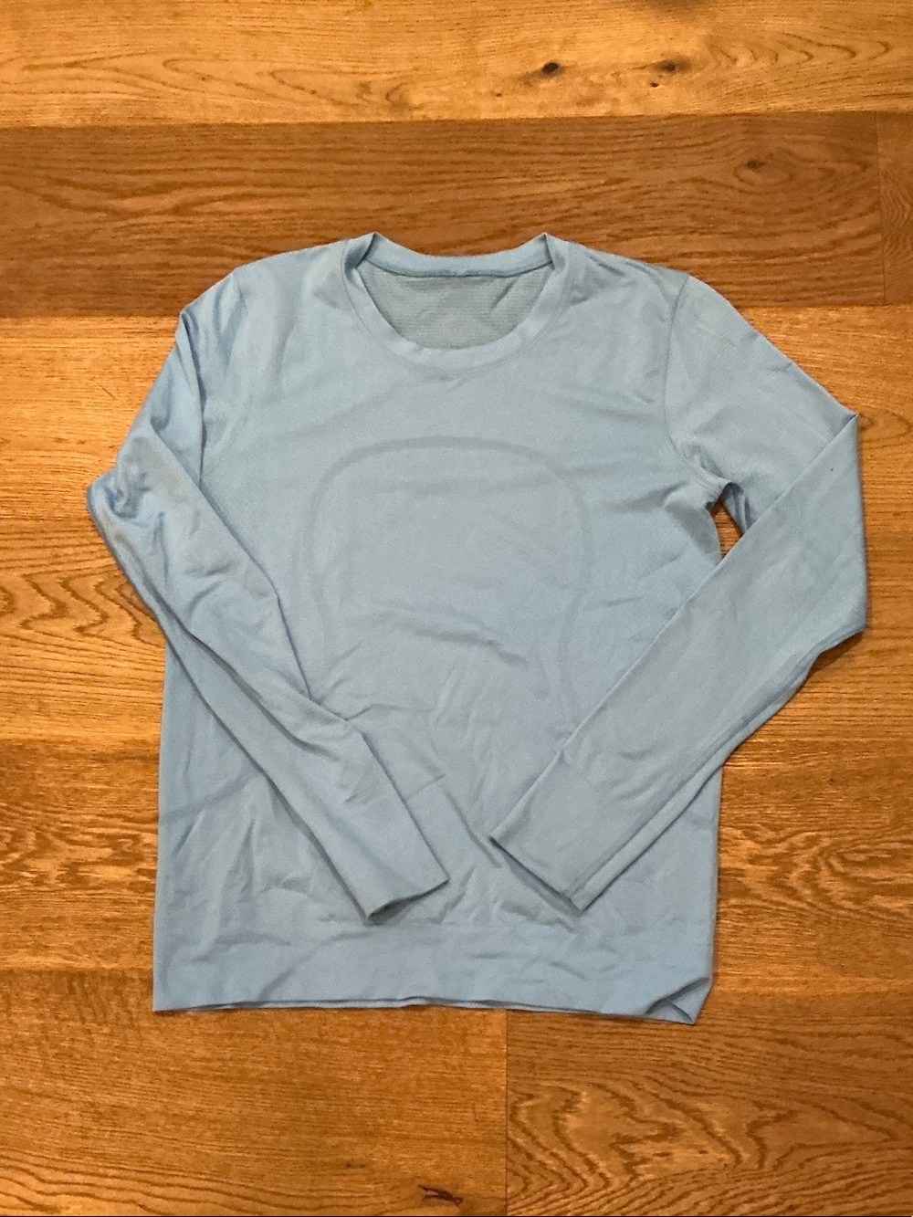 lululemon athletica Light Blue Long-Sleeve Crew
